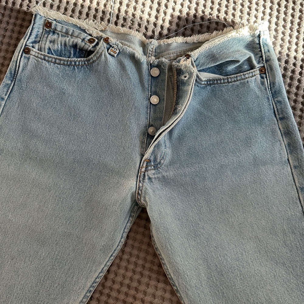 VNTG 501 raw hem Levi’s